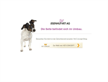 Tablet Screenshot of eisenhut-vet.ch